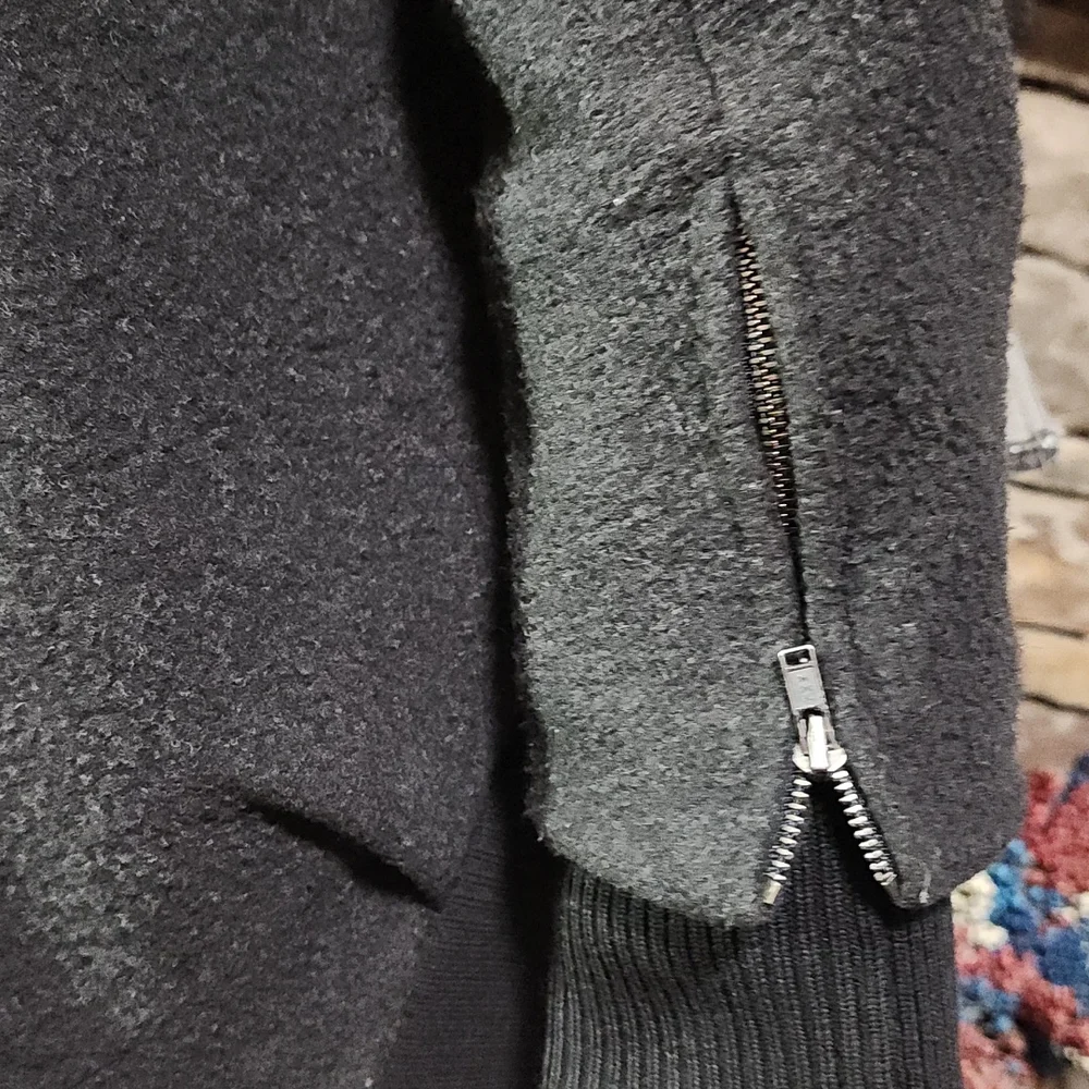 Today⚡️THEORY CASHMERE WOOL MIX JACKET SZ L - Picture 15 of 16